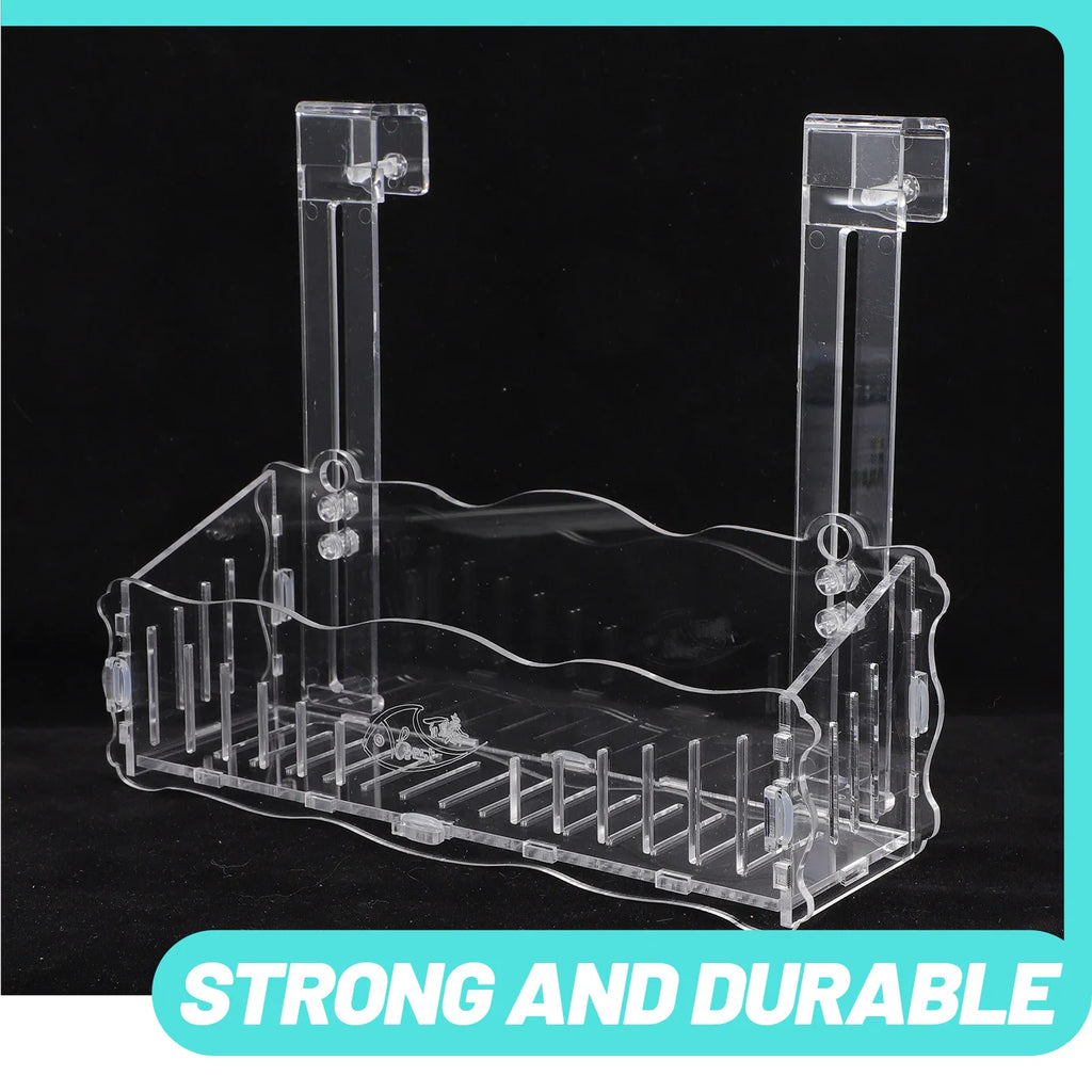 Clear Aquarium Plant Stand Suction Cup Hook Fish Tank Planter Water