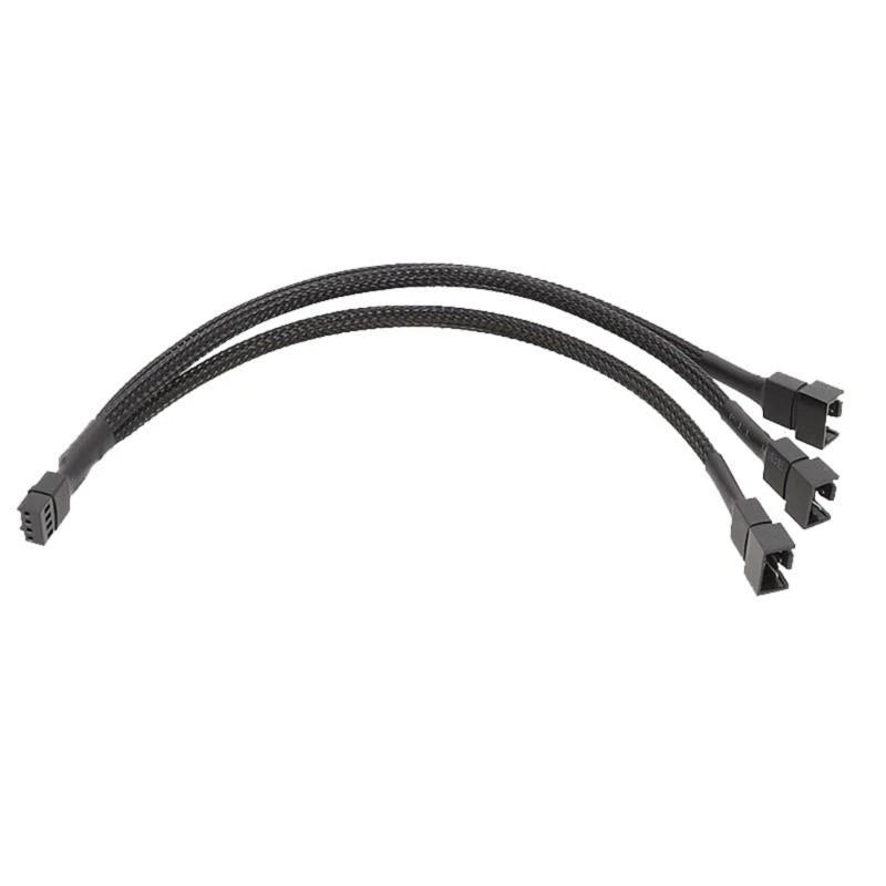 652F 4 Pin PWM CPU Fan Wire Connectors Adapter Computer Extension Zpaxo