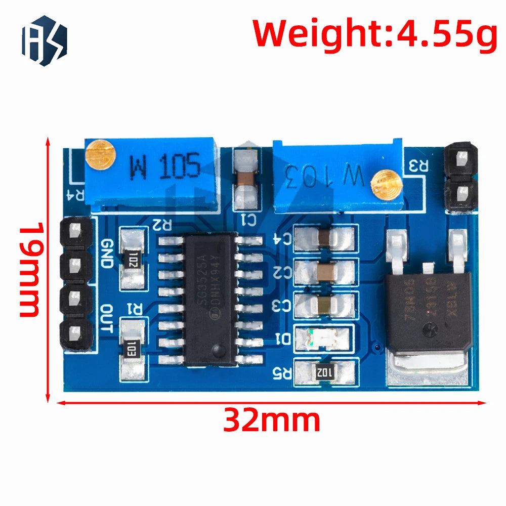 SG3525 PWM Frequency Generator Module 100Hz-100kHz Adjustable DC 5V Zpaxo