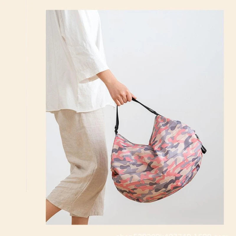 Large Capacity Foldable Shopping Bag Portable Travel Storage One