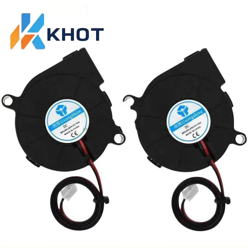 5015 5V/12V/24V blower cooling turbine fan 50X50x15mm 3D printer DIY accessories Zpaxo