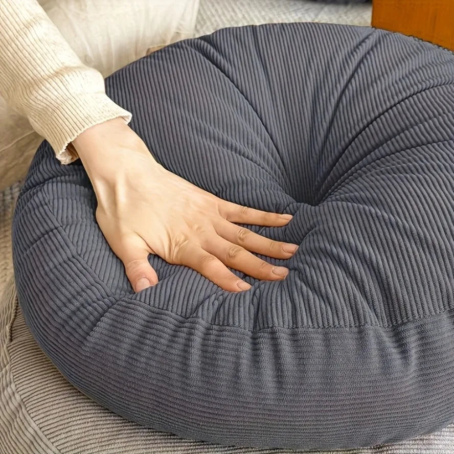 Bohemian-style Meditation Yoga Pillow Thick Round Cushion 4 Colors