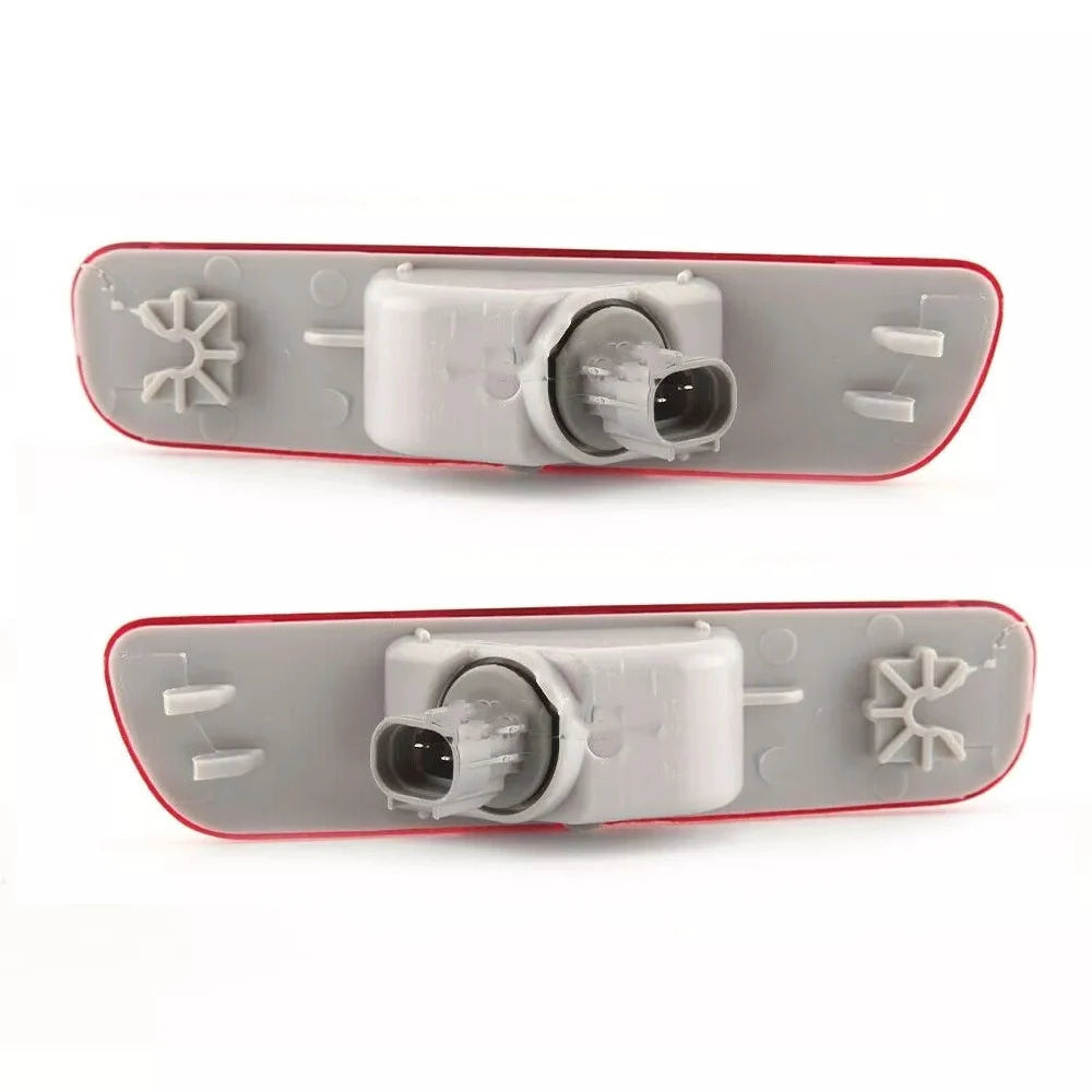 1 Pair Vehicle Rear Bumper Side Marker Light Reflector Left Right