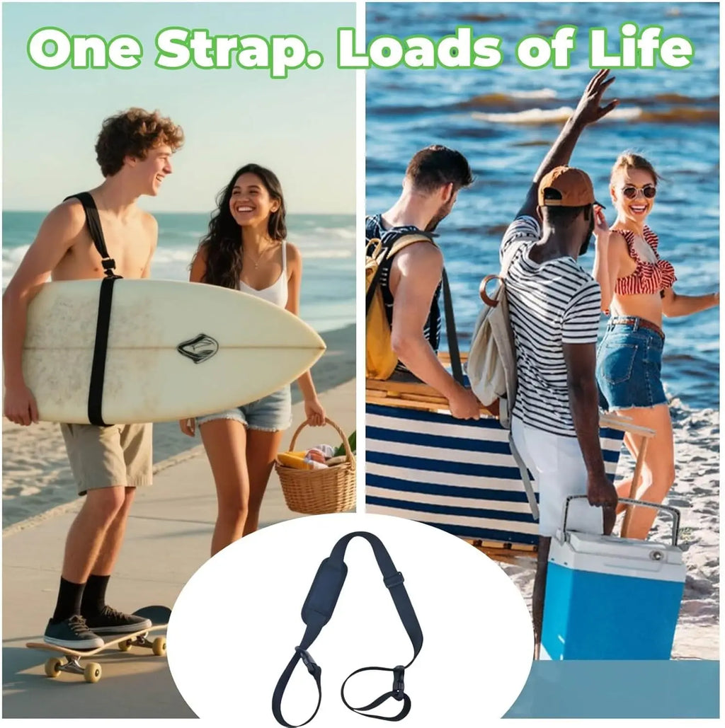 Adjustable Camping Chair Carry Straps – Heavy Duty Nylon 1-3 Pack