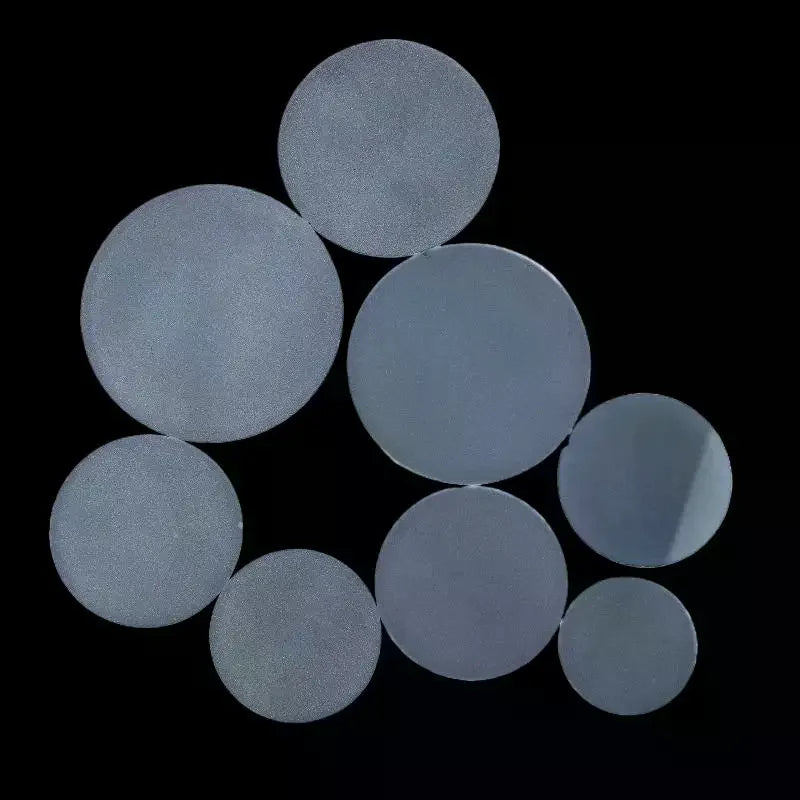 5PCS Matte Glass Round Flat Semitransparent Frosted Glass Lampshade For LED Lamp Down Light Flashlight Zpaxo