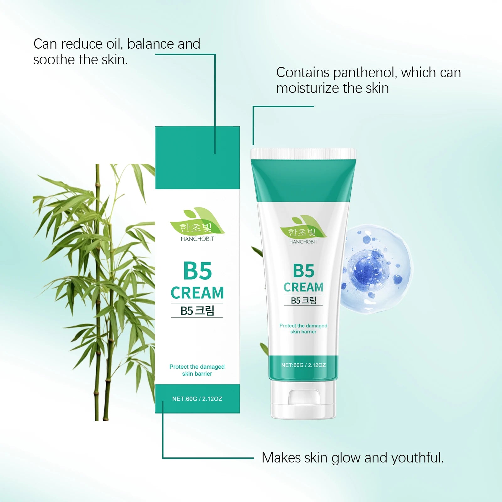 B5 Face Cream: Daily Moisturizing Facial Cream for Improving Rough Skin, Nourishing the Face & Restoring Vitality Zpaxo