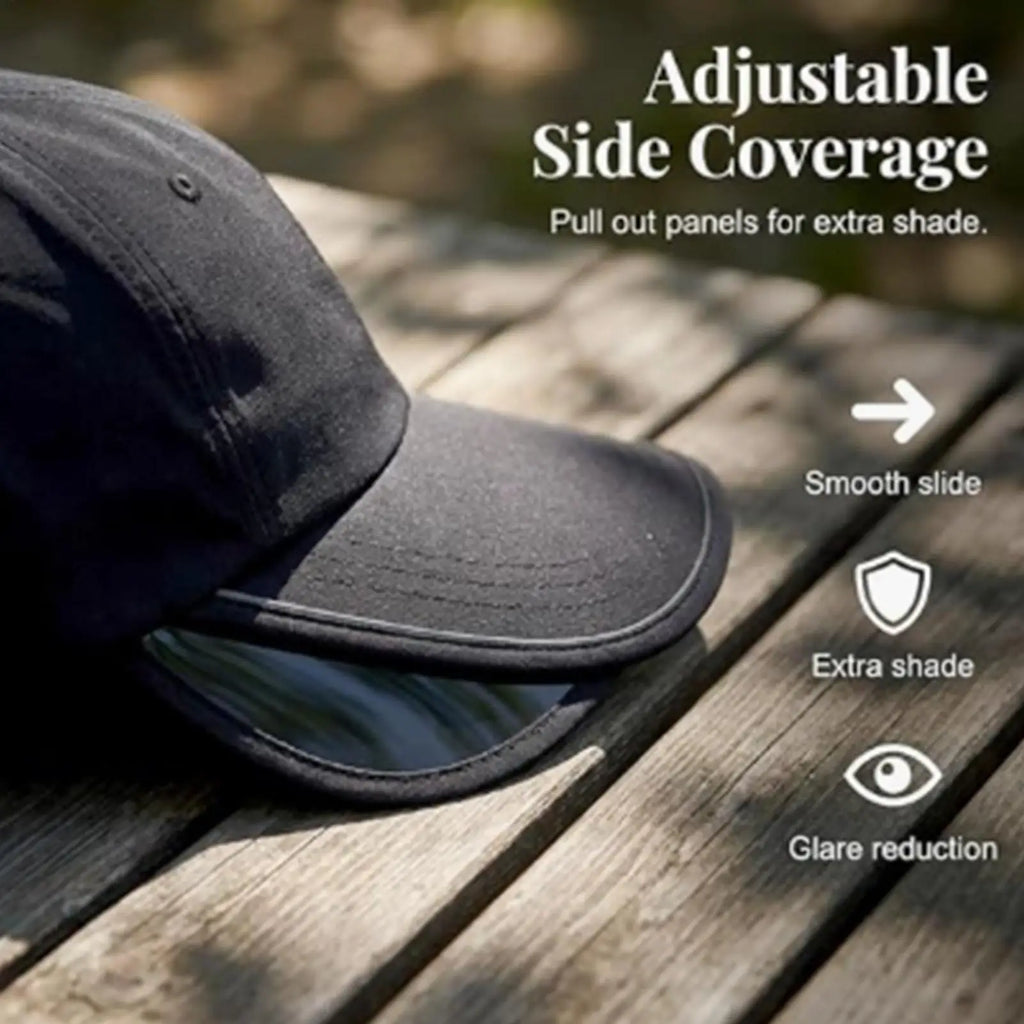Sunscreen Hats Widened Brim Summer Sun Hat Outdoor Big Brim Cap Breathable Fishing Hat Retractable Sunshade UV protection Zpaxo