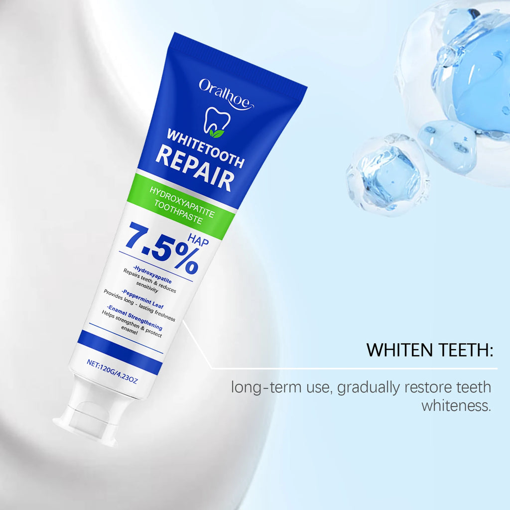 Repair Hydroxyapatite Toothpaste Remove Bad Breath Plaque Stain Deep Cleaning Stains Brightening Teeth Toothpaste Zpaxo