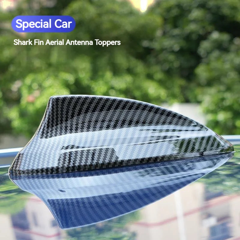 17cm Carbon Fiber Shark Fin Antenna Cover – AM/FM Signal Booster
