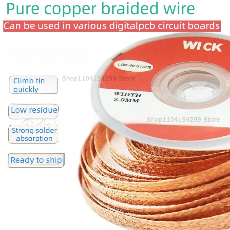 Anti-Oxidation Flexible Copper Braid Strap Pure Copper Grounding Cable for Electrical Equipment Earthing Connection Zpaxo