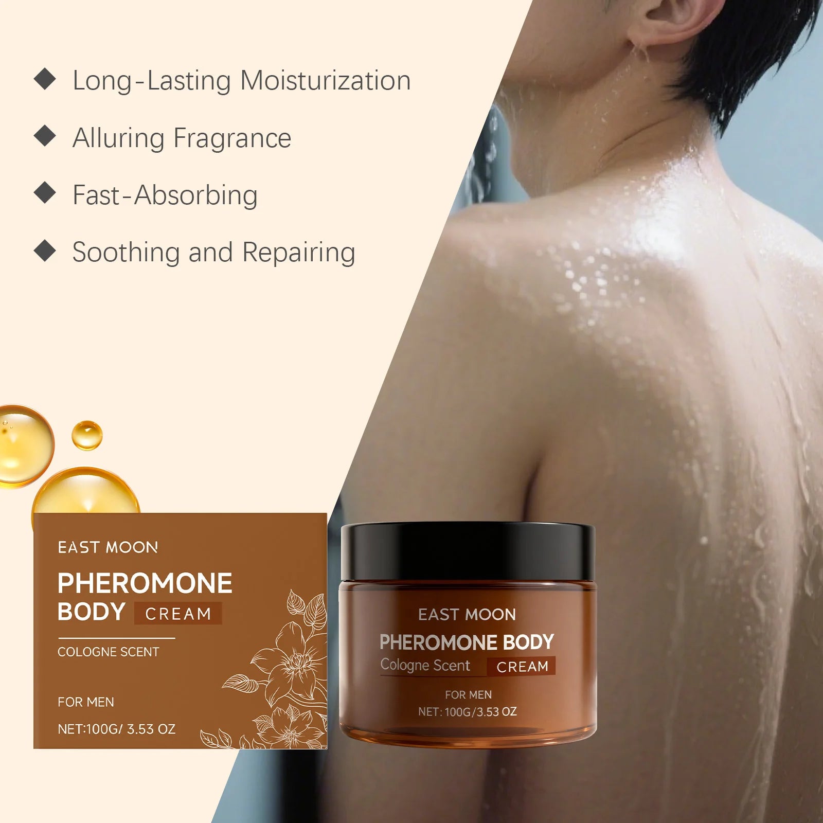 Men's Cologne Scented Moisturizing Lotion-Boosts Confidence Relieves Odor Long-Lasting Fresh Fragrance Moisturizer Skin Lotion Zpaxo