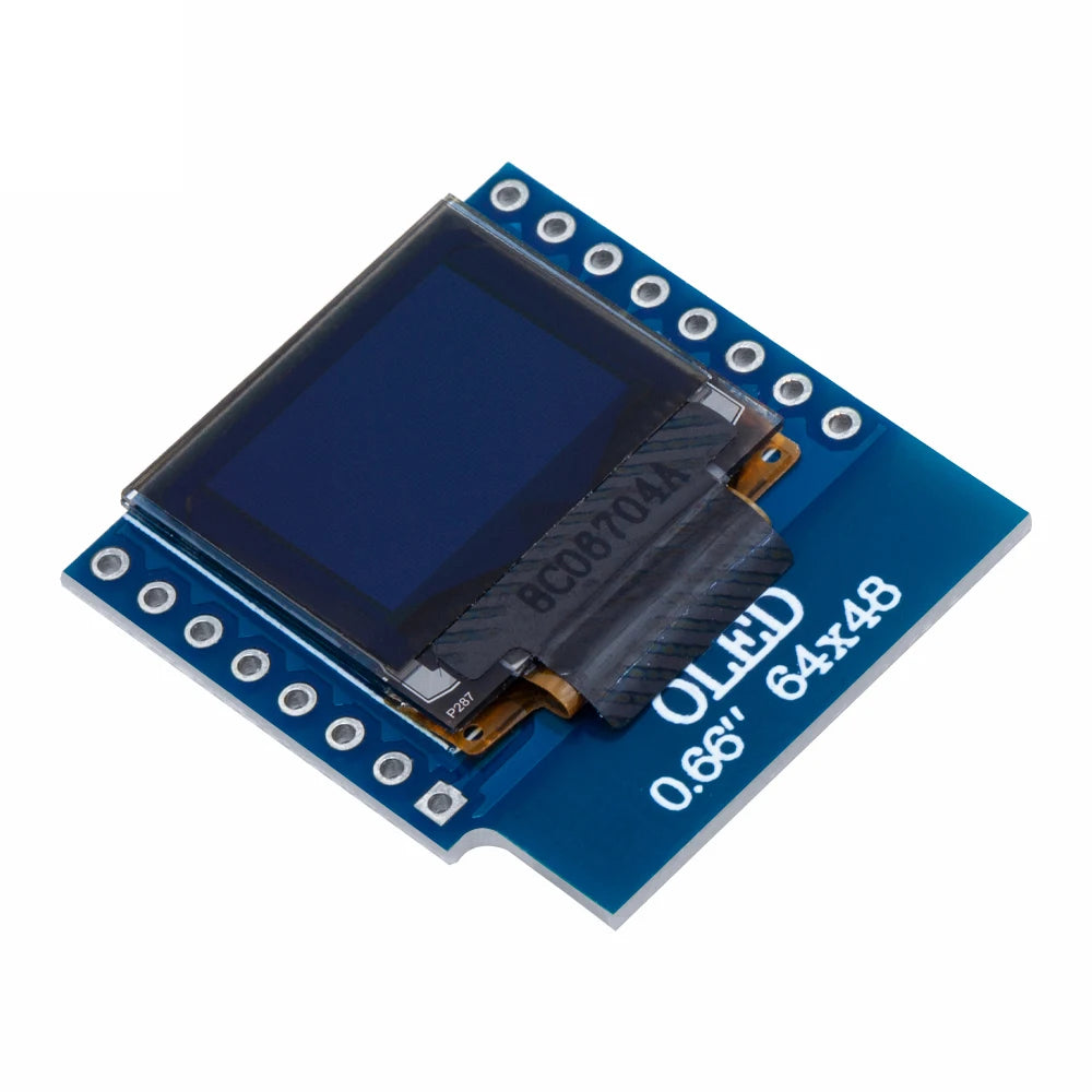 OLED Display Module WEMOS D1 MINI ESP32 Arduino AVR STM32 64x48 0 66 Zpaxo