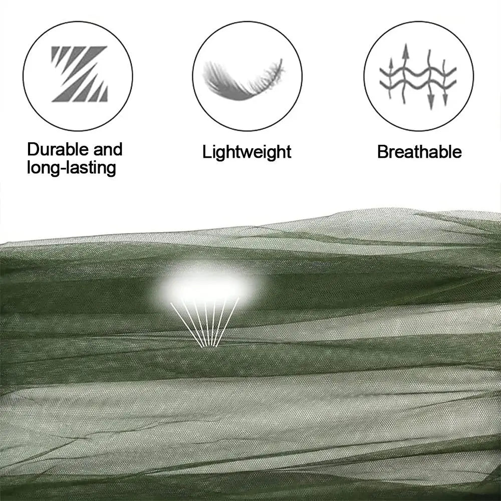 Breathable Mesh Mosquito Head Nets Lightweight Hat Net Cover Outdoor