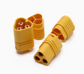 Amass MT60-M/F three pin male and three hole female model aircraft plug socket motor electric charging Zpaxo MT60-M F