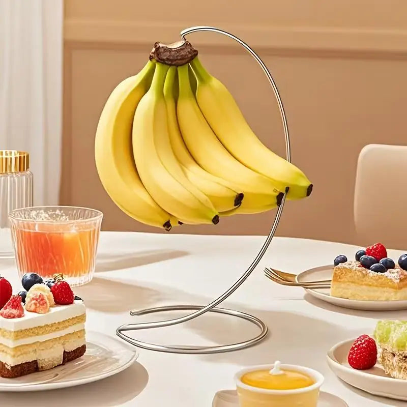 1pcs Banana Hanging Rack – Home Tabletop Decor, Non-Food Contact, Practical & Decorative Organizer Zpaxo