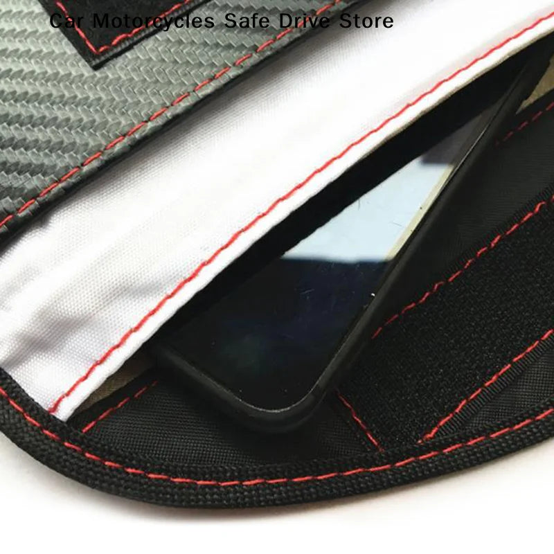 CM1Pcs Black Faraday Bag Cage Pouch Signal Blocking Wallet Phone Case