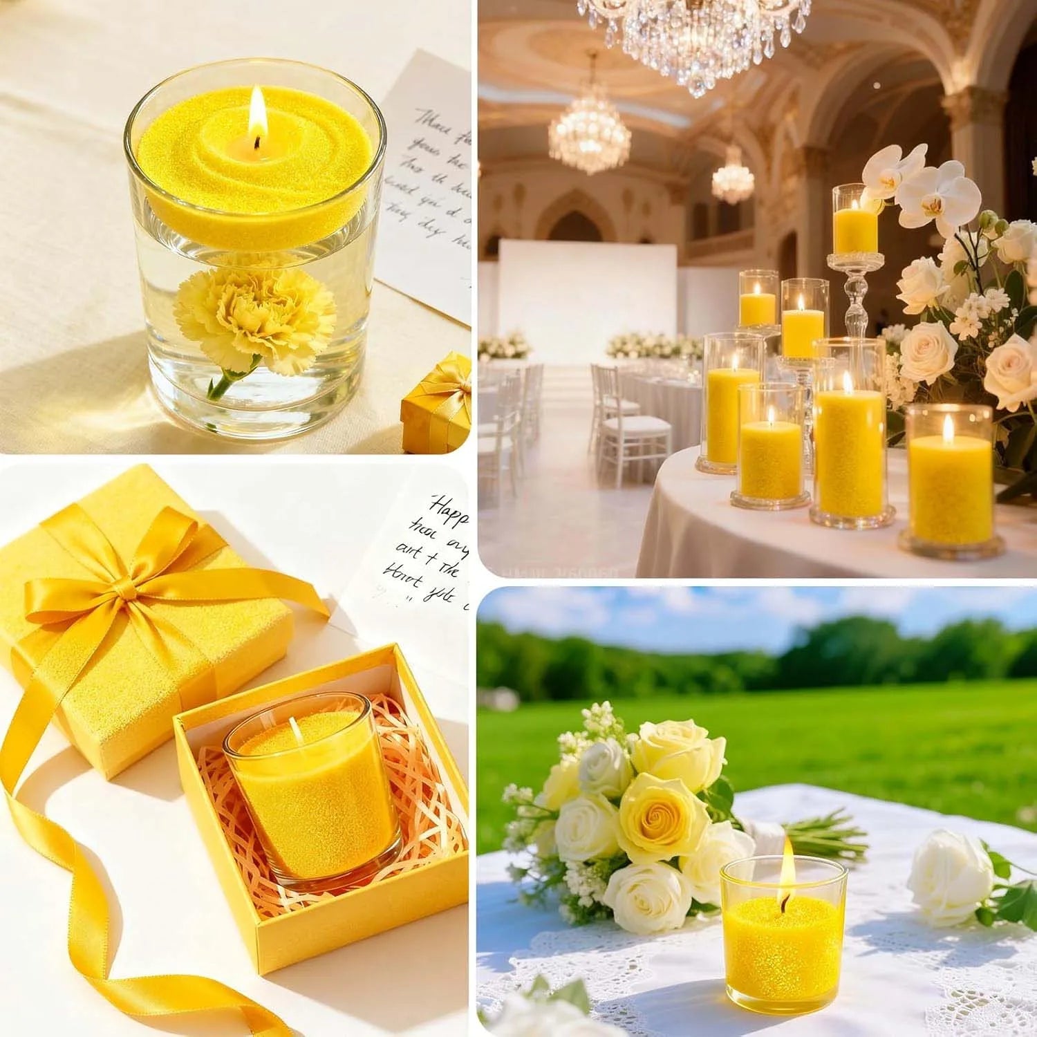 DIY Sand Wax Ice Flower Wax Pearls – Scented Candle Making Kit Candle Making Wax Zpaxo