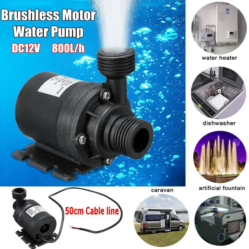 500W Professional Solar Water Pump H Flow Rate PET Plate Bird Bath Zpaxo