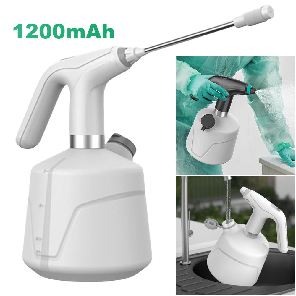 Garden Electric Spray Bottle USB Rechargeable Watering Disinfection Zpaxo