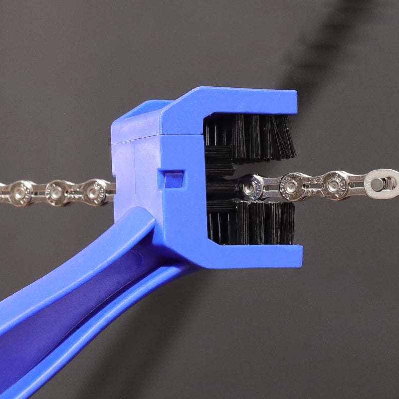 Portable Bicycle Chain Cleaner Motorcycle Road Bike Chain Clean Brush Bicycle Clean Tool Kit Cycling Chain Cleaner Maintenance Zpaxo
