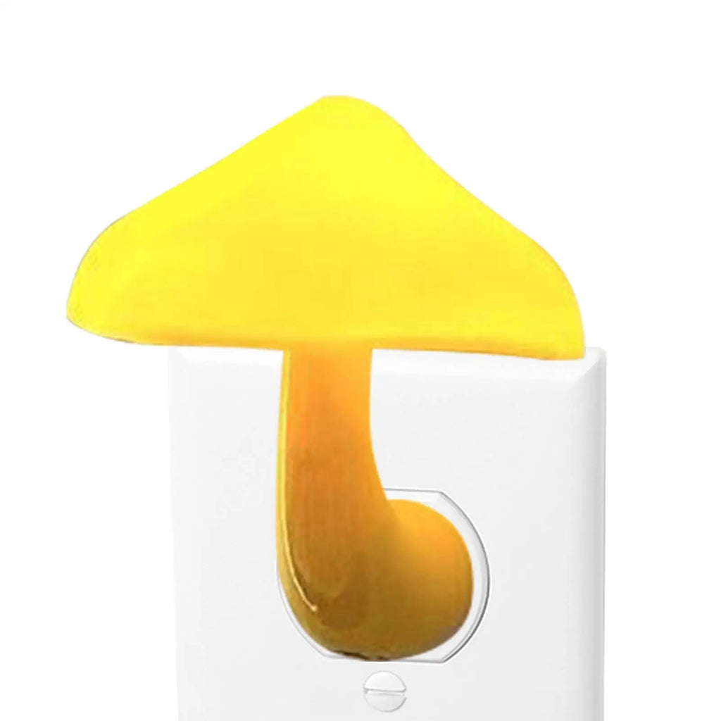 Mushroom LED Night Light – Auto Sensor Plug-In Lamp for Bedroom LED Night Light Zpaxo