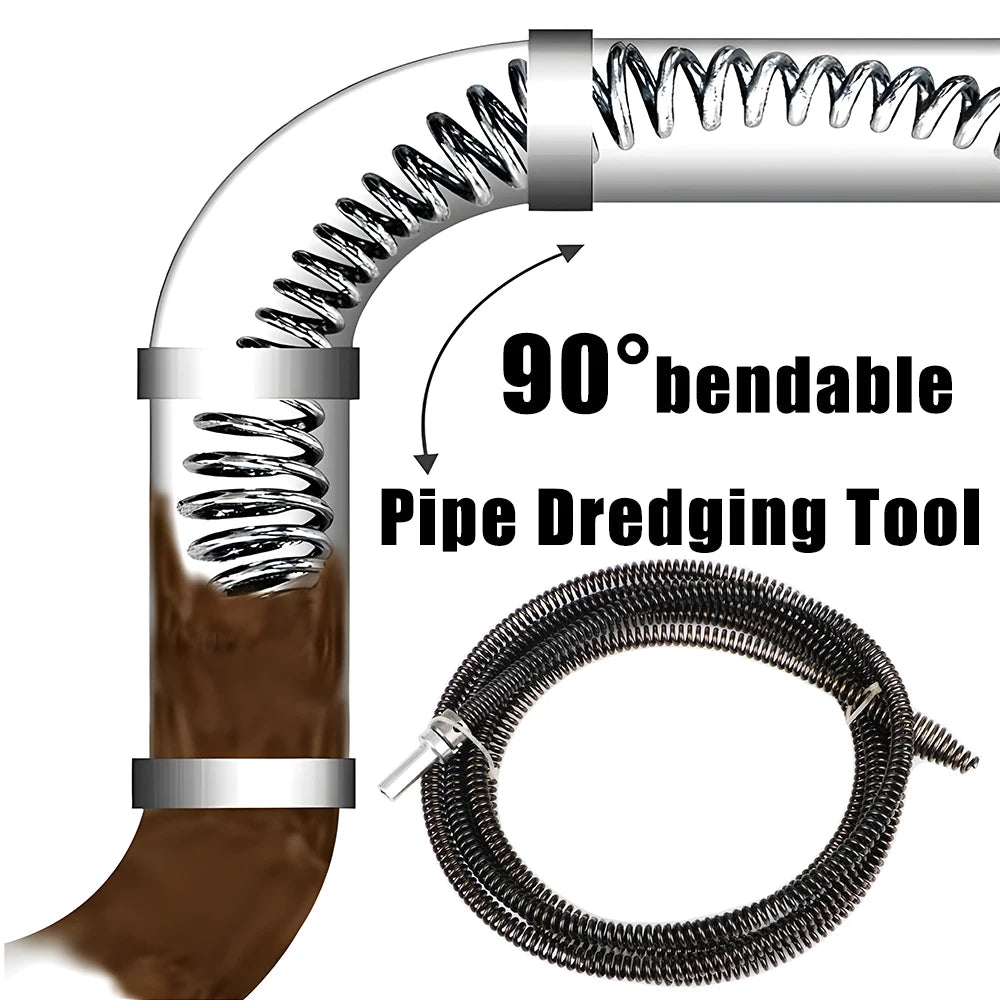 3M Sinks Basin Pipeline Clogged Remover Tools Pipe Dredging Tool