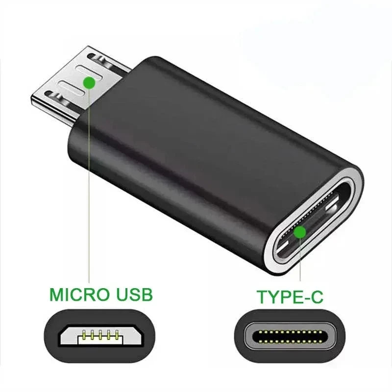USB-C to Micro USB Adapter | Type C Female to Micro USB Male