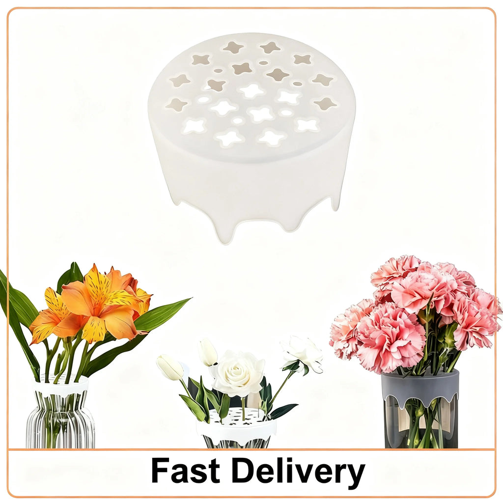 Silicone Flower Arrangement Grid Holder | Ikebana Stem Arranger Floral Arrangement Tool Zpaxo