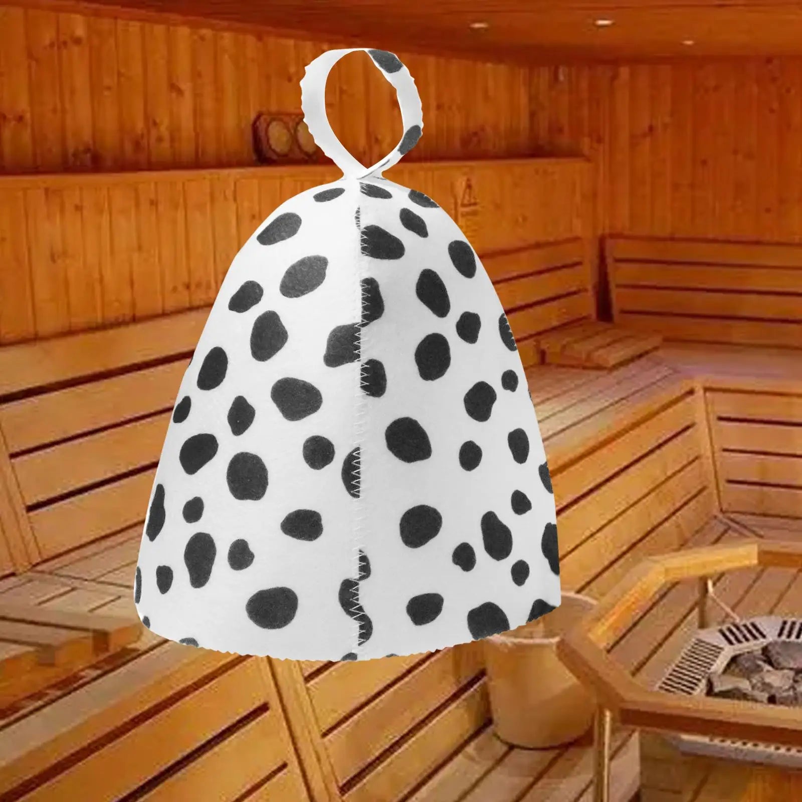 Russian Banya Cap Bath Accessories Water Absorption Felt Sauna Hat Vaporarium Hat for Bathroom Pool SPA Women Men Shower Zpaxo