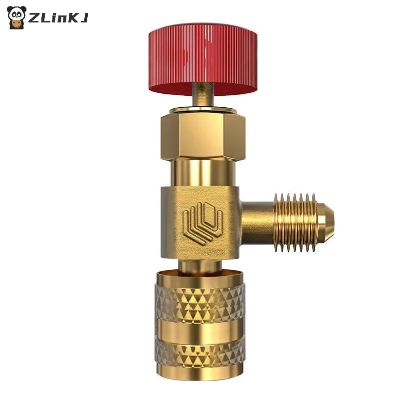 R410A R22 Car Air Conditioning Refrigerant Adapter Liquid Safety Zpaxo