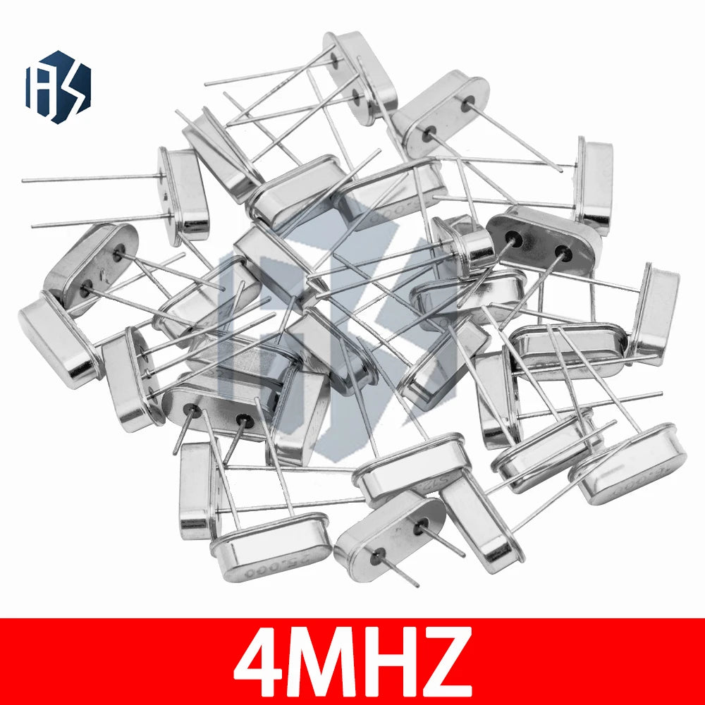 10 HC-49S Through Hole Quartz Crystal Resonator 32 768KHz 4MHz 25MHz Zpaxo