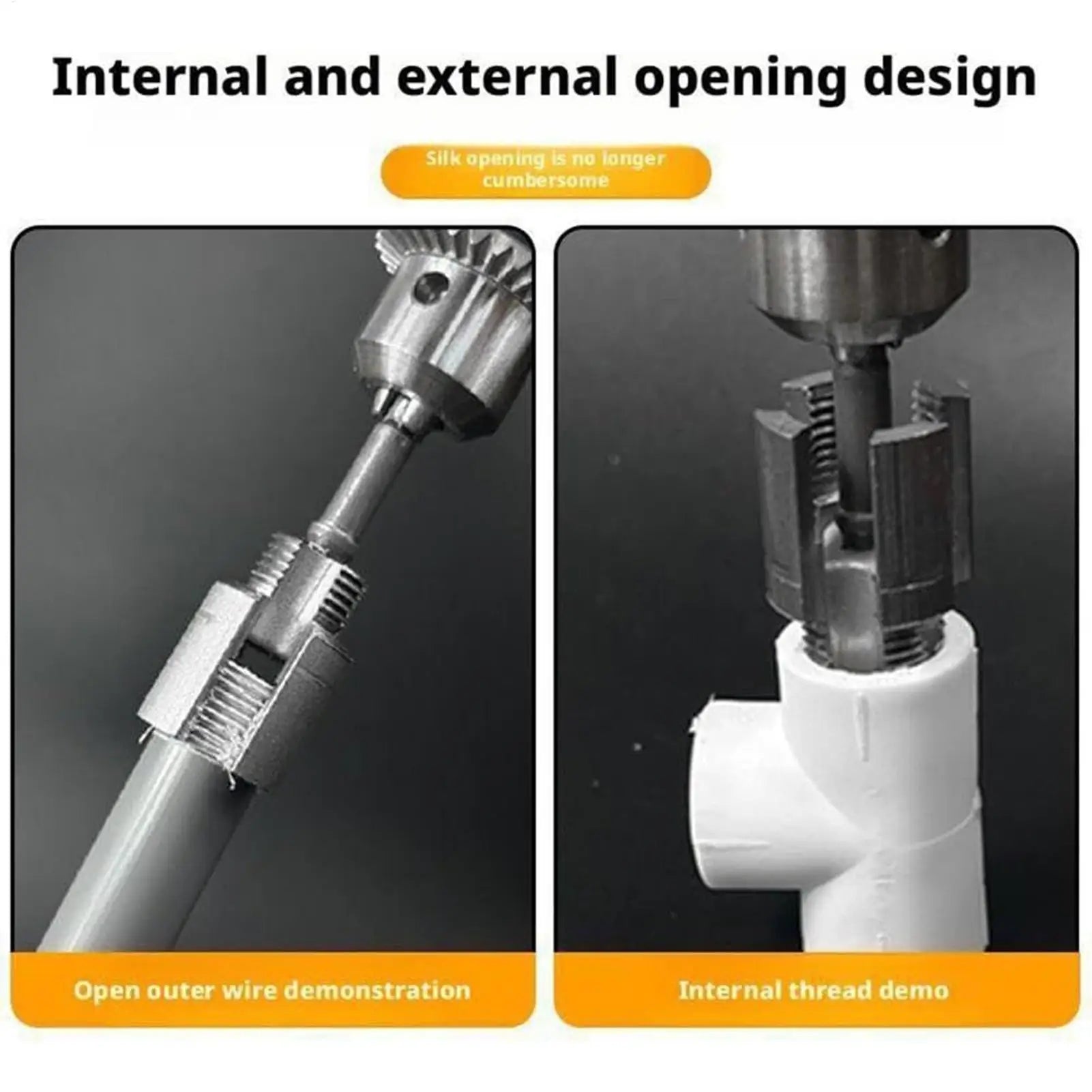 Pipe Thread Cutting Tool Water Inner Outer Integrated Wire Cutter
