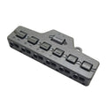 3 Out LED Quick-connect Push Terminals Post Terminal Splitter Zpaxo black-1 in 6 out