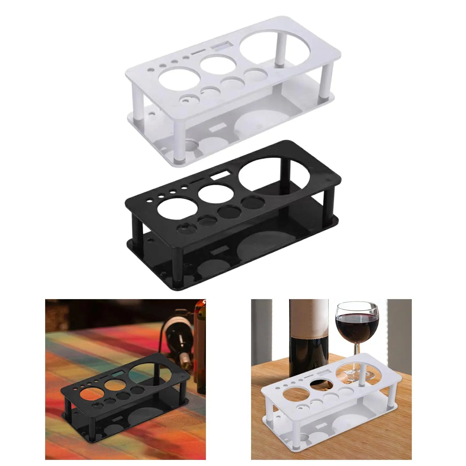 Bartending Tool Holder Bottle Rack Accessories Portable Cocktail Shaker Stand for Party Bar Wedding Cocktail Zpaxo