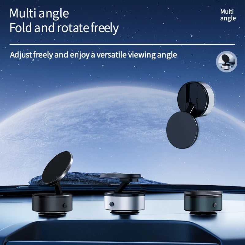 Car Mount Mobile Phone Holder Magnetic Black Technology Universal Adsorption Bracket for iPhone Samsung Vacuum Adsorption Stable Zpaxo