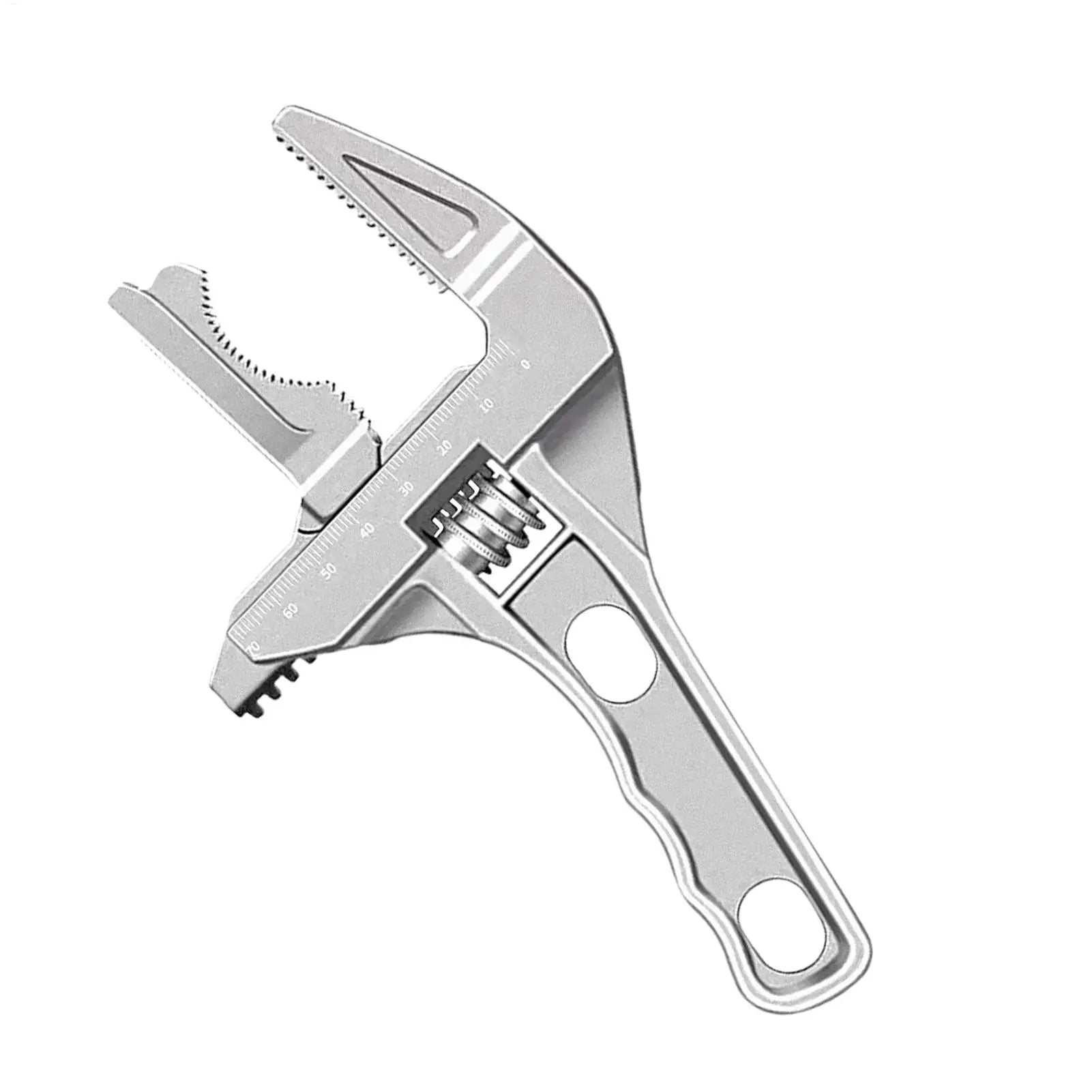 Wide Jaw Adjustable Wrench 0.2-2.7 Inch Heavy Duty Adjustable Spanner Wrench Working Tools for Shower Pipe Valve Plumbing Zpaxo Default Title