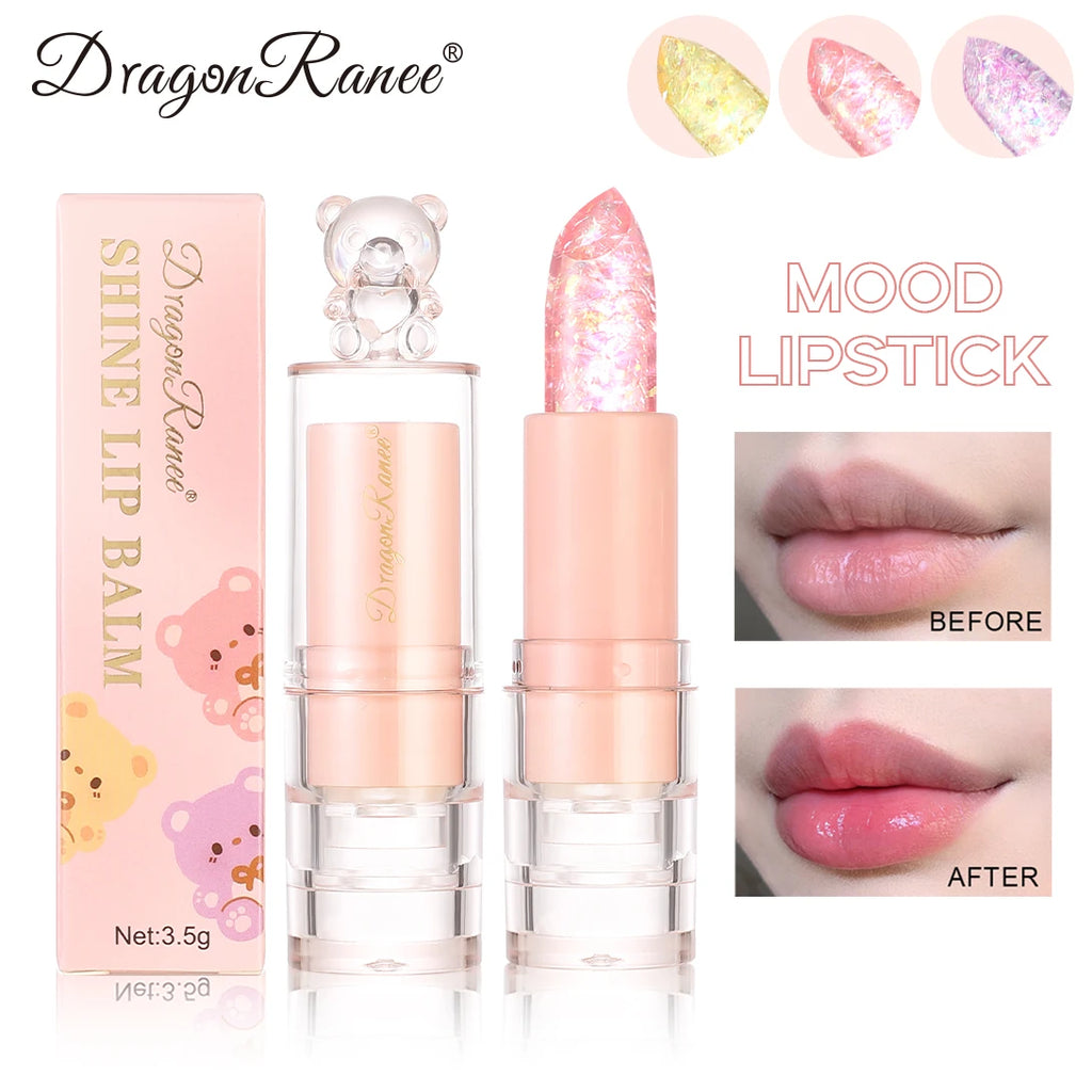 Lipstick That Is Moisturizing, Non-Sticky, Long-Lasting, Hydrating, and Color-Changing with a Fine Shimmer, Waterproof, and Non-Transferable Zpaxo