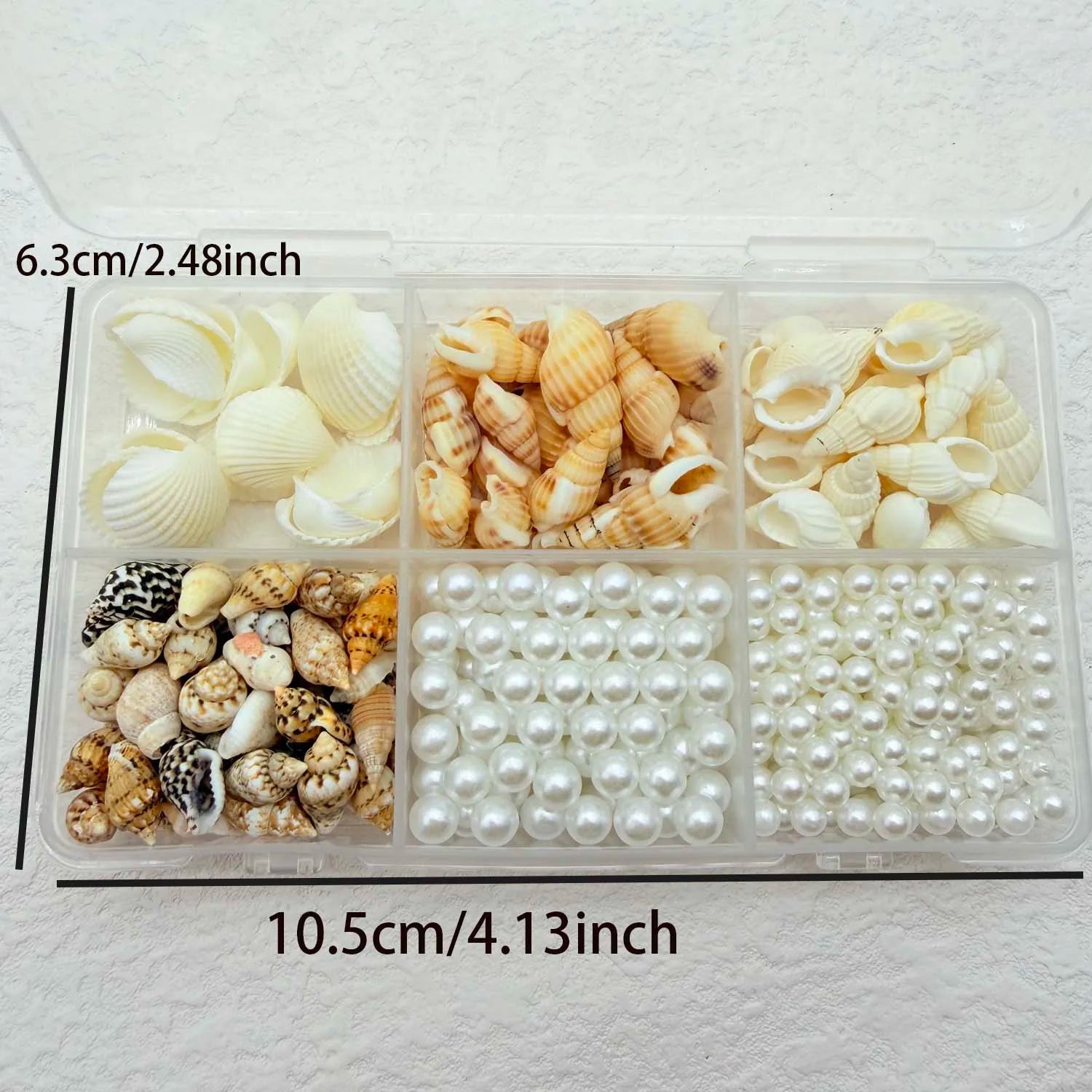Natural Mixed Sea Shells & Pearl Charms – DIY Craft & Decor Shell Craft Charms Zpaxo style 2