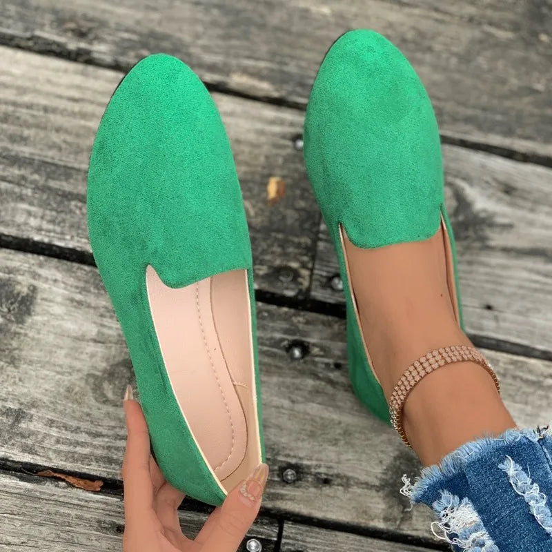 2026 Spring Autumn Shoes Women Comfortable Casual Slip Flats Loafers Zpaxo