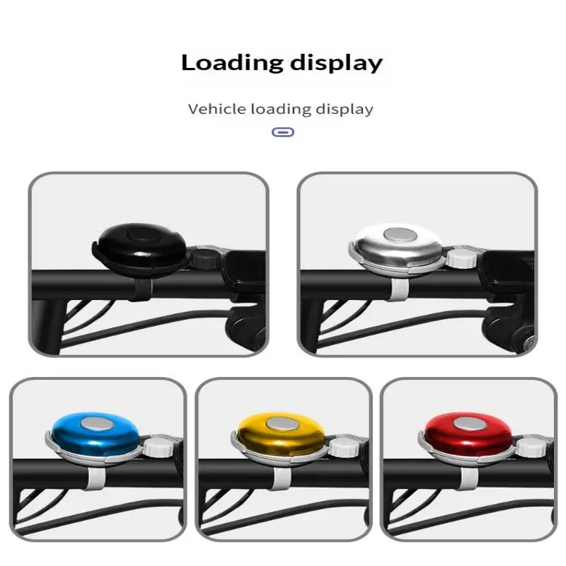 Aluminum Alloy Bike Bell – Handlebar Mount Bicycle Horn