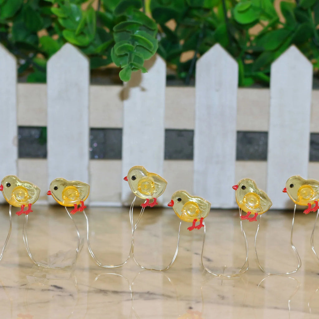 Easter Chicken String Light Decorative Warm Glow Little Shaped LED