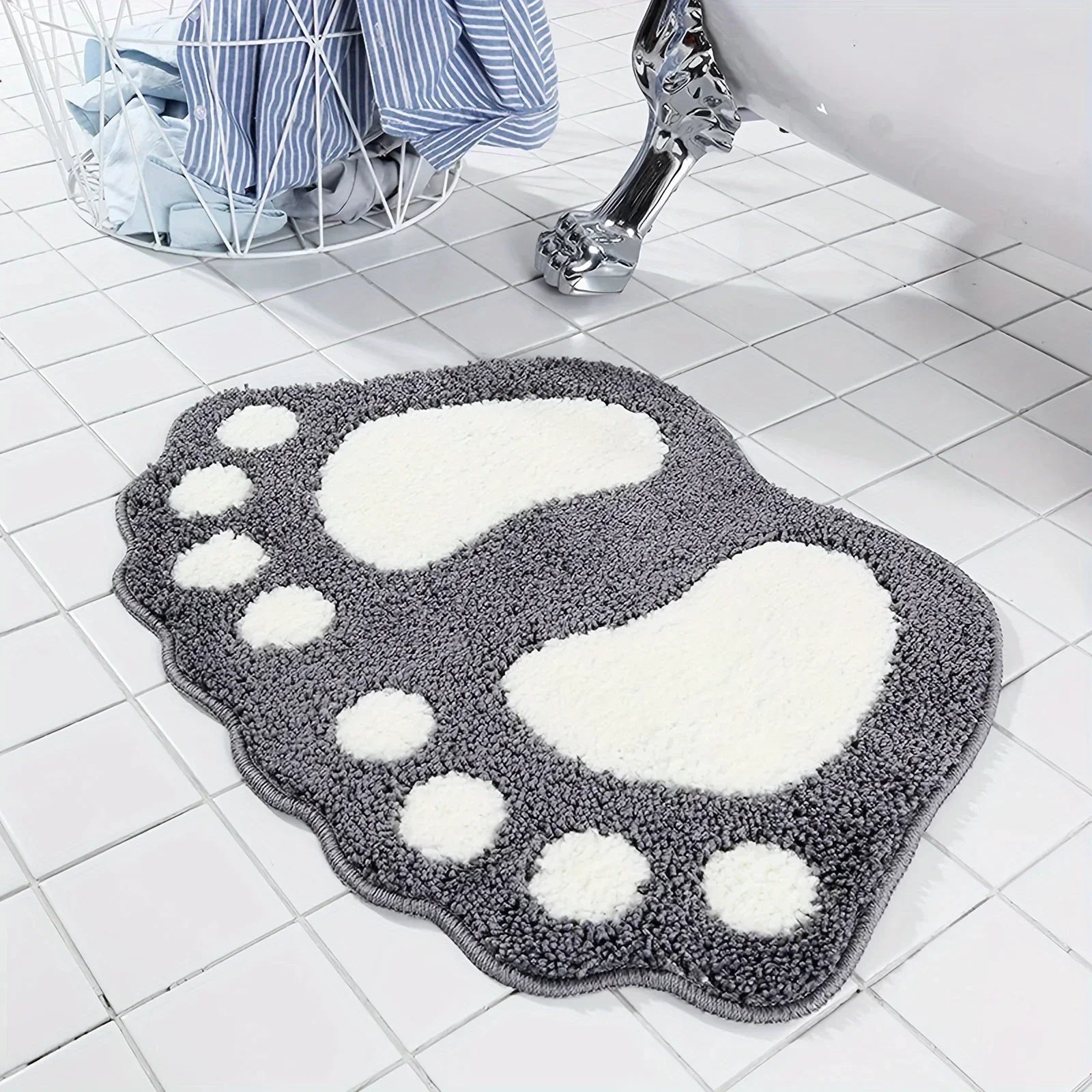 1 Bath Mat Anti Slip Absorbent Ultra-fine Fiber Soft Comfortable