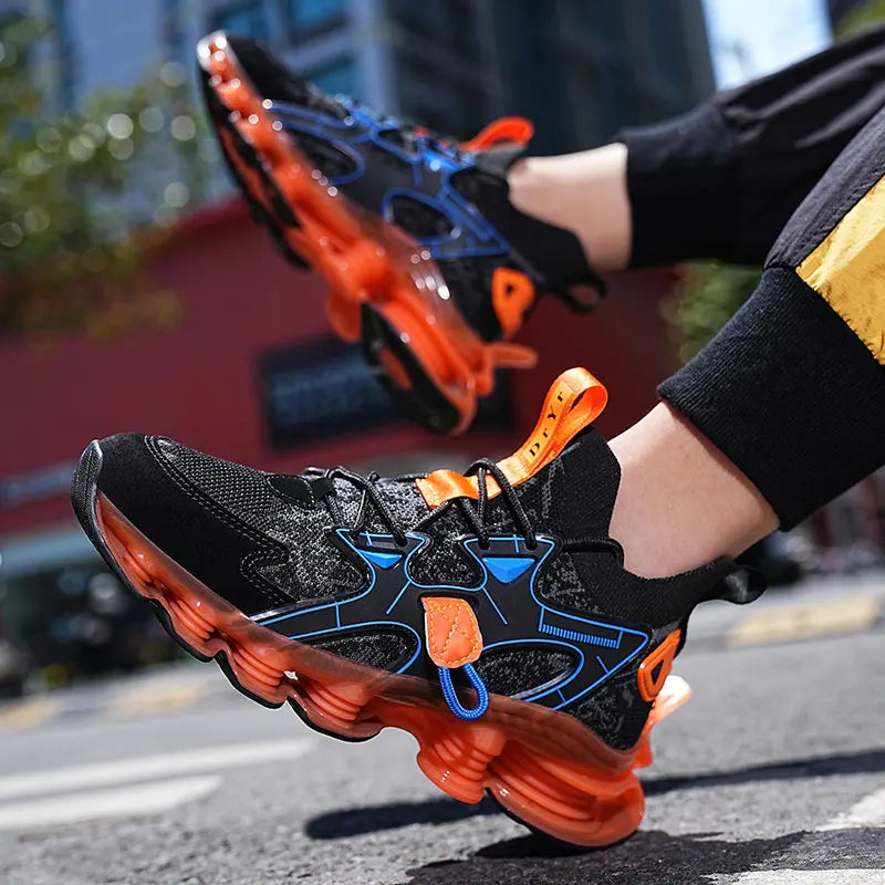 Men's Casual Sneakers Luxury Trainer Shoes Breathable Race Running