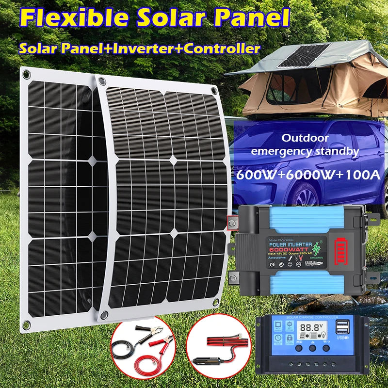 High-performance 6000W Off-grid Solar Power Full System 100A MPPT Zpaxo