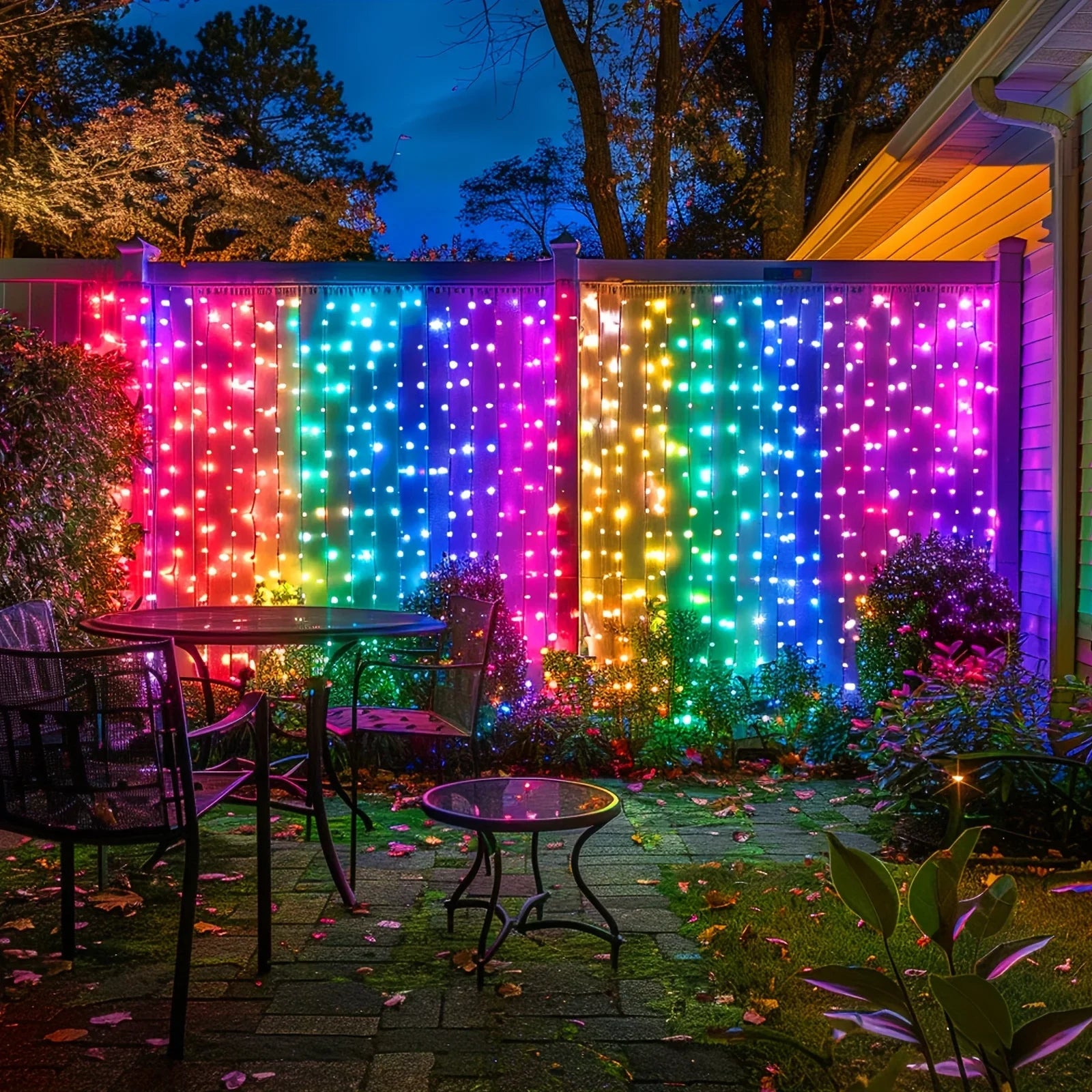 300 LED Curtain Garland on The Window USB String Lights Fairy Festoon Remote Control Christmas Wedding Decorations for Home Room Zpaxo