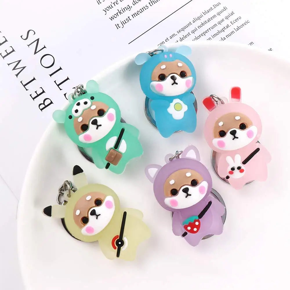 Boy Girl Gift Doll Bear Pendant Bag Key Chain Shoulder Bag Keychain Flashing Light Keychain Doll Pendant Key Rings Zpaxo