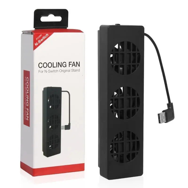 Game Console Cooling Fan 5V External Silent USB Cooler 3 Gear Zpaxo