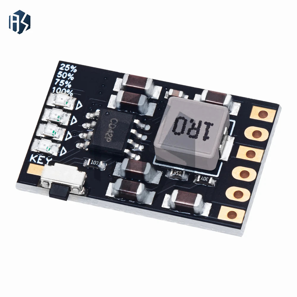 CD42 2-in-1 Battery Module - 3.7V Li-ion Charging & 5V Boost Conversion Integrated Management Zpaxo