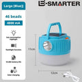 ESMARTER Solar LED Camping Lantern & 2-in-1 Flashlight ST100