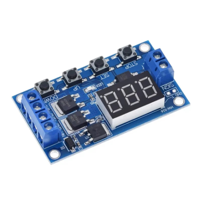 Dual MOSFET Delay Switch Circuit Board 12/24V Relay Module Replacement for Triggered Timed Control Applications Zpaxo Default Title